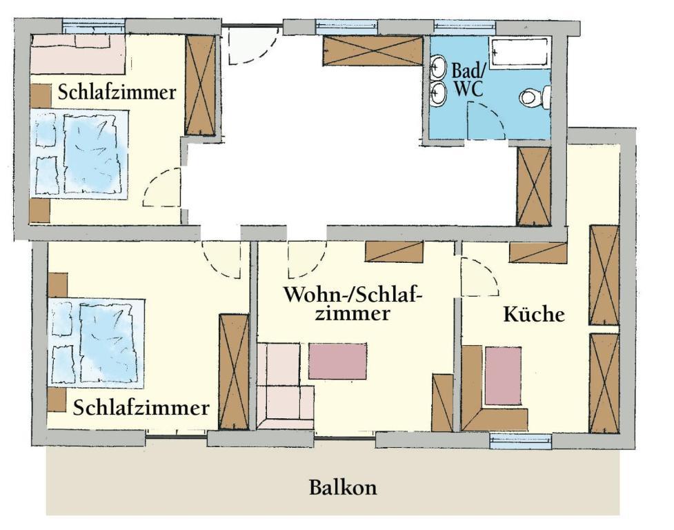 Appartementhaus Bergland Obsteig Værelse billede
